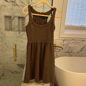 Cynthia Rowley Chocolate Brown Mini Dress